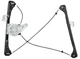 740-588 Front Driver Side Manual Window Regulator Motor Without Motor For 