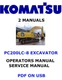 Komatsu PC220-8 Hydraulic Excavator Parts Service Shop Operators Manual PDF