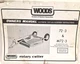 USED OLD STOCK OWNERS MANUAL FOR WOODS 72-3 & M72-3 ROTARY CUTTER F-6085