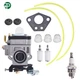 For Earthquake E43 E43WC E43CE Auger MC43 300486 Carburetor Kit MC43E MC43CE