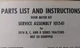 Wheel Horse Garden Tractor Hour Meter Kit Service 101541 B C D Series Manual