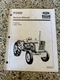 OEM REPAIR SERVICE MANUAL FORD 1000 1600 TRACTOR