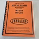 Mitsubishi Tractor MT373 MT470 Reproduction Service Manual