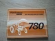Fiat Tractor 780 + 780 DT Owners Manual