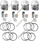 Piston Set +Cylinder LinerSTD 95.0mm for Komatsu 4D95 4D95S-W-1 4D95S-1