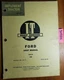 I&T Ford 6000 Series Tractor Shop Service Manual FO-14 1963