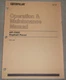 CAT CATERPILLAR AP-1000 ASPHALT PAVER OPERATION & MAINTENANCE MANUAL BOOK 1HD