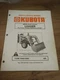 Kubota B1630 B1640 Loaders Original Parts & Service Repair Manual 4/86