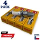 4 NGK Spark Plug - For H2013S Honda Lawn Mower