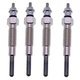 4 Glow Plugs For Mitsubishi Forklift FD23 FD25 FD30 FD35A FD40K FD60 FD70 F18B