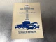 1992 Ford Dealer Service manual for F600 F700 F800 F900 B700 B800 B900 Trucks