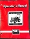Massey Ferguson MF 1010 Hydro Tractor Operator's Manual Original 1986