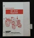 1984-1991 GENUINE MASSEY FERGUSON MF1030 TRACTOR PARTS CATALOG MANUAL VERY GOOD