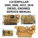 CATERPILLAR SERVICE OPERATOR MANUAL 3500 3508 3512 3516 Engines Generator CD DL