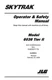 JLG SKYTRAK 6036 Telehandler Maintenance Operation Operators Manual 3126021