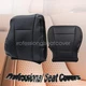 For 2017-2022 Ford F250 F550 Lariat Driver Bottom & Top Leather Seat Cover Black