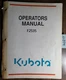 Kubota F2535 Debris Blower for F2000 F2100 F2400 Tractor Operator & Parts Manual