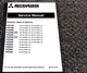 Mitsubishi FG35K Forklift CHASSIS MAST & OPTIONS Service Repair Manual 55001-Up