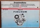 Deutz spare parts list F 3-6 L 912/W engine