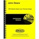 John Deere 70E Electric Nylon Line Trimmer Edger Owners Operators Manual -1987