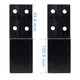 2Pcs Wood 4 inch Bed Frame Support Legs Bed Reinforcement Kit High Quality