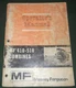 MASSEY FERGUSON MF-410 510 COMBINE OPERATOR OPERATION & MAINTENANCE MANUAL BOOK