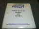 Nissan F05 Forklift Lift Truck MF05A50TU MF05N50TU Parts Catalog Manual xz
