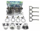 Overhaul Rebuild Kit+4pcs Connecting Rod For Yanmar 4TNE84 Engine Daewoo DSL601