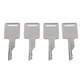 4X Keys 1964831C2 For Case SR210 SR220 SR240 SV185 SV250 SV280 SV300 SV340