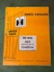 1972 International Parts Catalog - HT-47A 402 Windrow Special Combine 