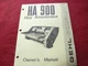 Gehl HA 900 Hay Attachment Forage Harvester Head Operator's Manual