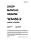 Komatsu WA450-2 Wheel Loader Service Manual