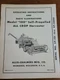 Allis Chalmers,100 all crop harvester, Operating Part Manual TM86B