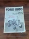 Ford 1000 Tractor Service Repair Shop Manual SE3414  Book Original