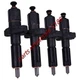 4Pcs Fuel Injectors 2645680 1076975M91 Fits For Perkins Engine D3.152 D4.203