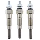 3X Glow Plugs 15951-65510 For Kubota B8200 B9200 B20 B4200 B5200 B6200 B7200