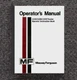 MF1210 MF1220 Tractor Operator Instruction Maint Manual Massey Ferguson MF1230