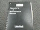 Link Belt Model LS-4300C Hydraulic Excavator Owner Operator Maintenance Manual