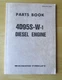 Komatsu 4D95S-W-1 Diesel Engine Forklift Parts Book Manual Dated 1989