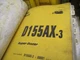 Komatsu D155AX 3 Bulldozer Shop Service Manual