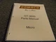 Gomaco GT-3600 Slipform Paver MICRO Parts Catalog Manual PN J36000897 C1 xz