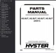 Hyster H2.0UT, H2.5UT, H3.0UT, H3.5UT A3C1 Forklift Parts Catalog Manual PDF USB