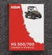 HS500 HS700 UTV Operator INSTRUCT Manual Fits Hisun HS500 HS700 UTV HS57