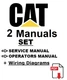 CAT Caterpillar 416D Backhoe Loader B2D Service Repair Operators Manual PDF USB