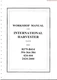 International b275-b414 354-364-384 424-444 2424-2444 Workshop Manual 81 pages