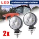 2x LED Round Cab Light For Kubota Tractors M7-131P M7-131P KVT M7-131PB M7-132P
