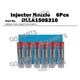 DLLA150S310 6x Fuel Injector Nozzle for Daewoo Doosan DH220LC DH330 DH320 D2366T