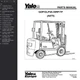 Yale GDP/GLP20-30RF/TF A875 Forklift Parts Catalog Manual PDF