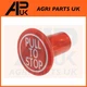 Red Stop Cable Knob Nob for Massey Ferguson 250 255 265 275 285 298 375E Tractor