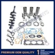 Overhaul Rebuild Kit+Connecting Rod+Crankshaft for Kubota D902 Tractor B4200D